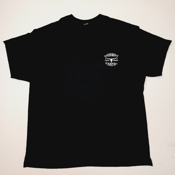 Cowboy Cartel Rodeo Apparel T-shirt Mens Multiple Sizes Black Cotton - Picture 3 of 4